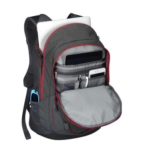 The North Face Black and Red Backpack - Picture 7 of 11